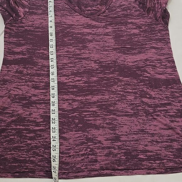 Sledge USA Women's Purple Vneck Tee Shirt Cotton Blend Size XL - Picture 5 of 7